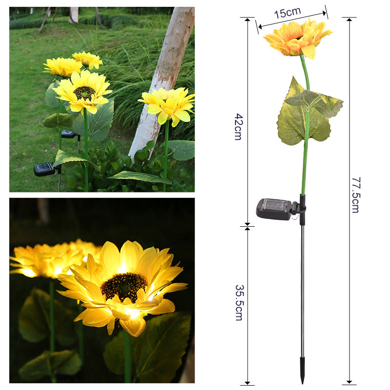 Sunflower Solar Light