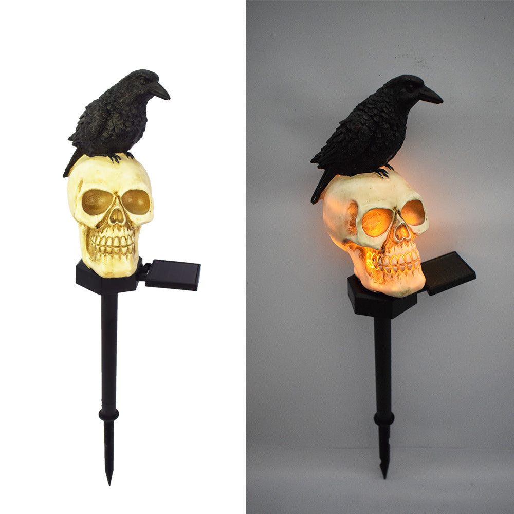 Raven Solar Light Halloween Solar Light