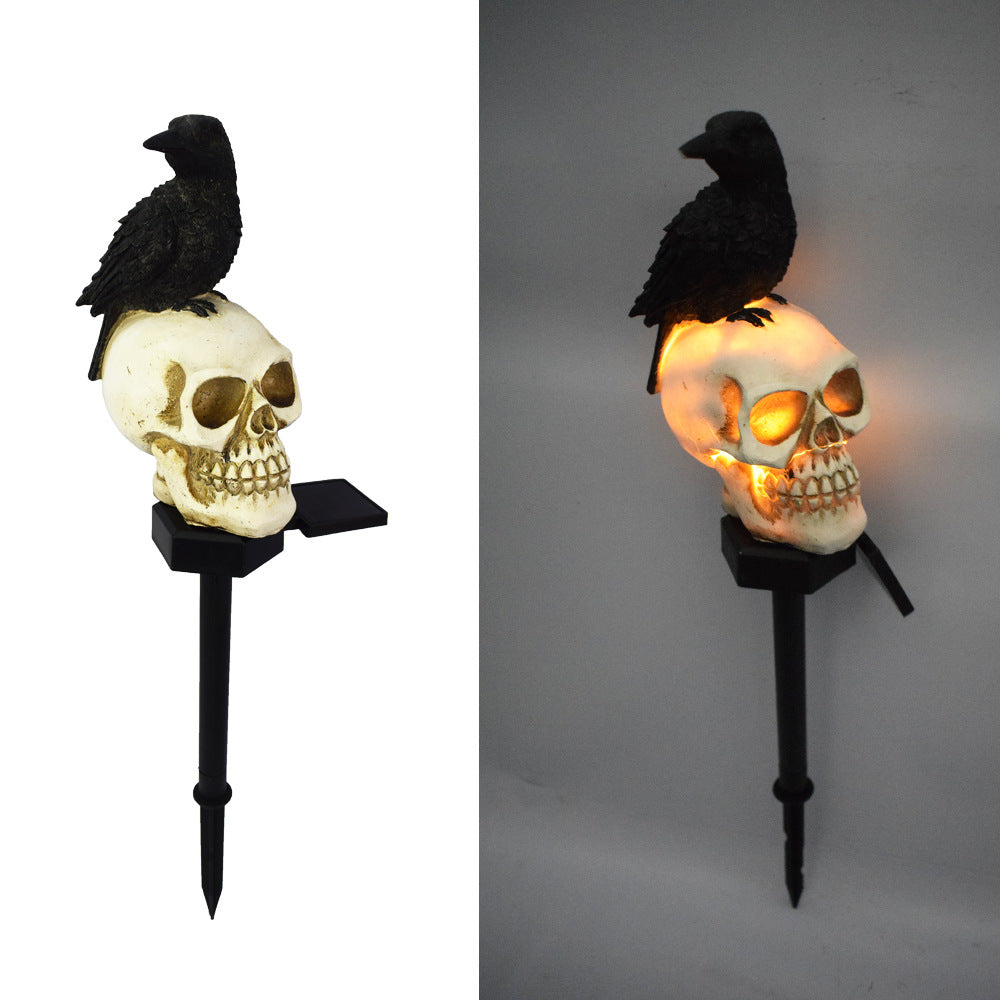 Raven Solar Light Halloween Solar Light