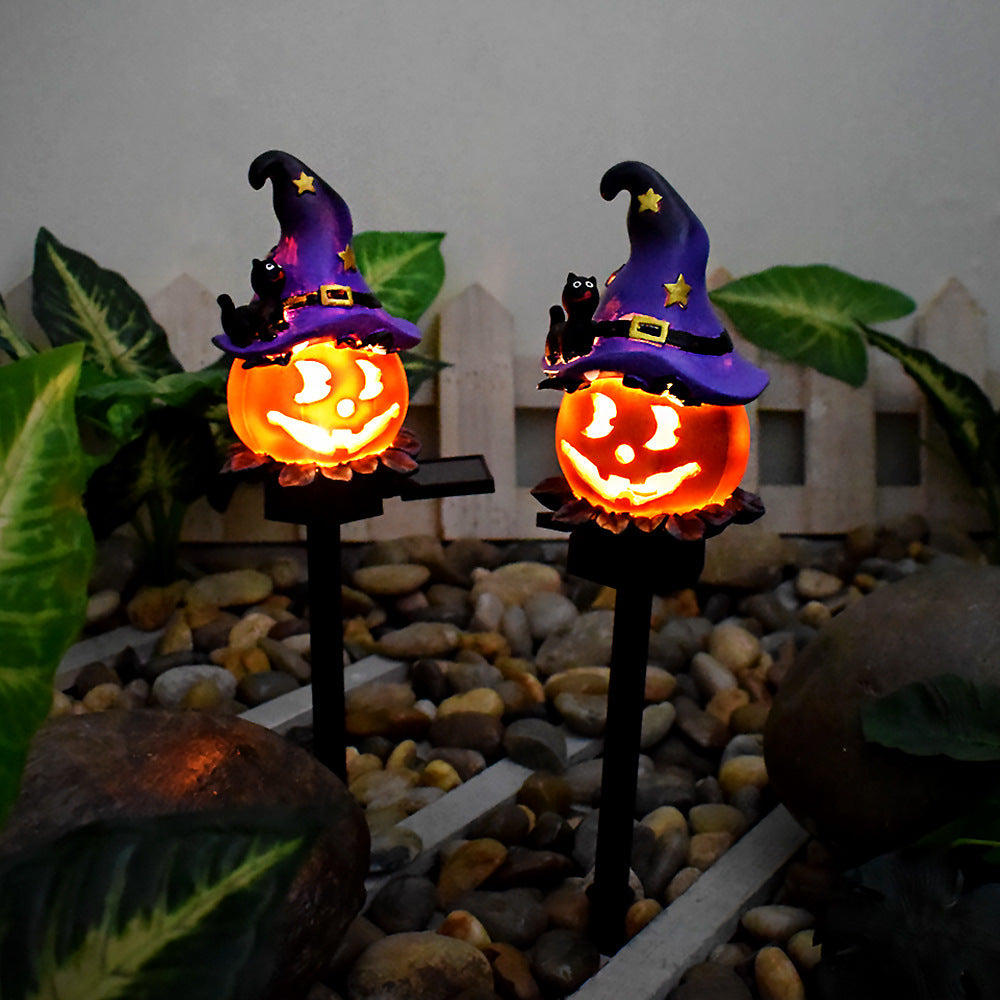 Spellbound Pumpkin Halloween Solar Light