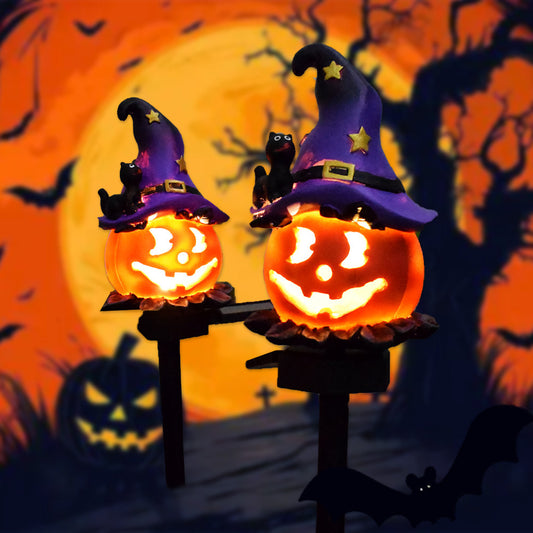 Spellbound Pumpkin Halloween Solar Light