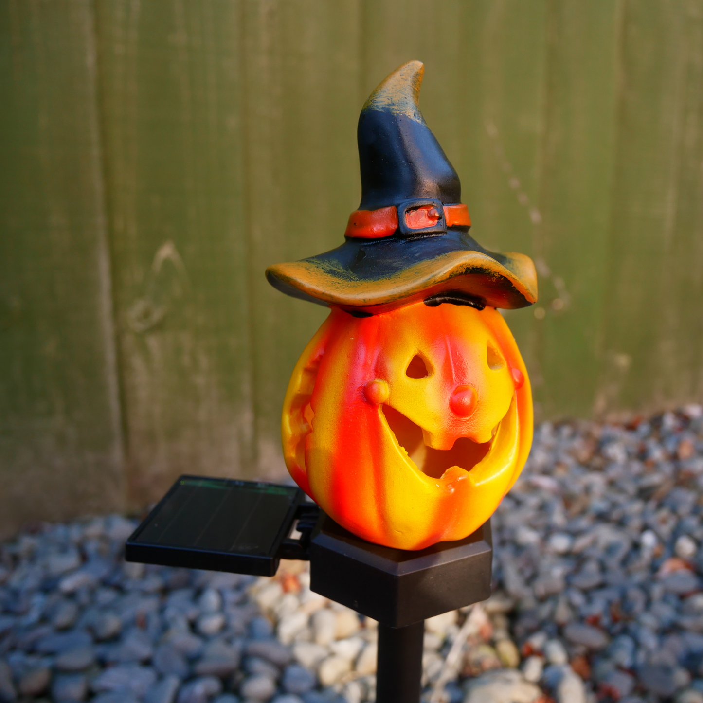 Hat Pumpkin Halloween Solar Light