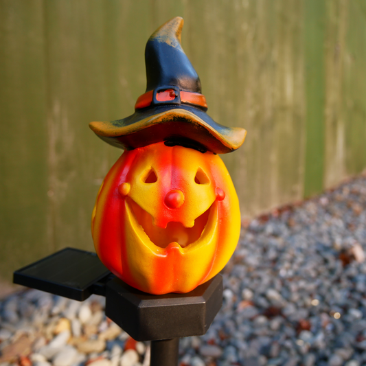 Hat Pumpkin Halloween Solar Light