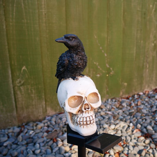 Raven Solar Light Halloween Solar Light