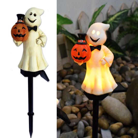 Haunting Pumpkin Halloween Solar Light